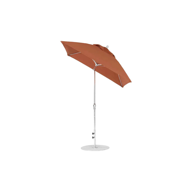 Ledge Lounger Essential Fiberglass Umbrella - 7.5' Square Crank Auto Tilt