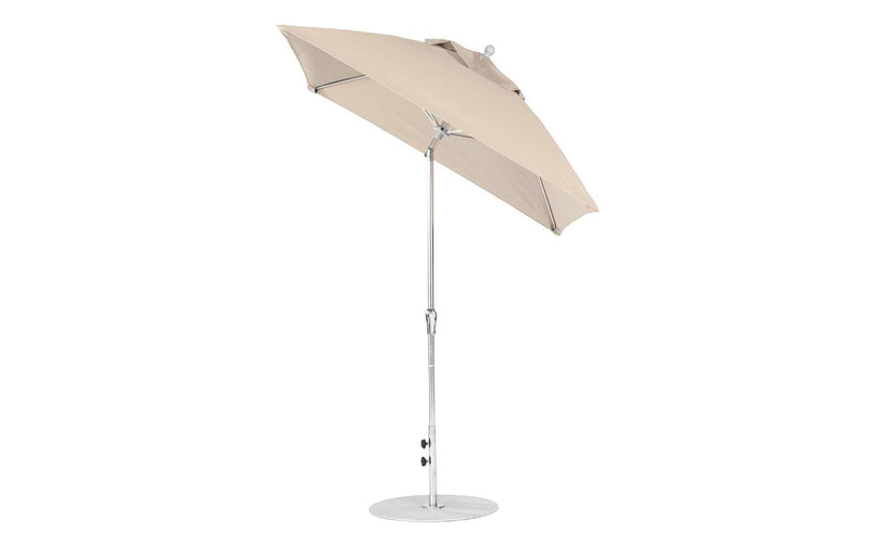 Ledge Lounger 6.5' Square Crank Auto Tilt Essential Fiberglass Umbrella