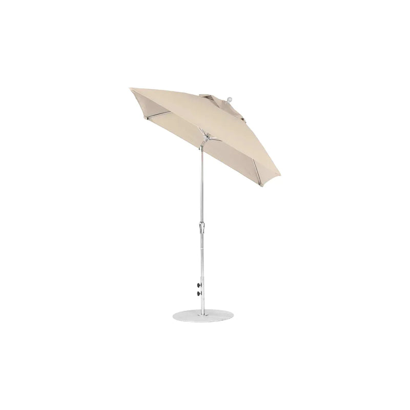 Ledge Lounger Essential Fiberglass Umbrella - 7.5' Square Crank Auto Tilt
