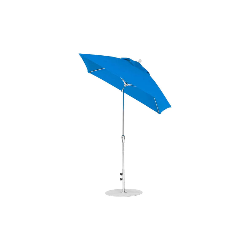 Ledge Lounger Essential Fiberglass Umbrella - 6.5' Square Crank Auto Tilt