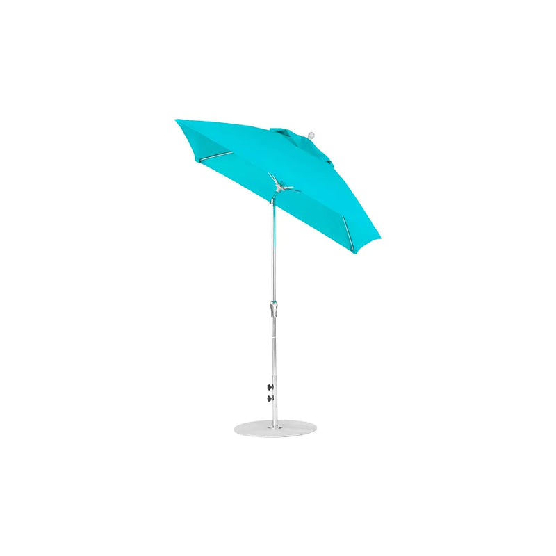 Ledge Lounger Essential Fiberglass Umbrella - 7.5' Square Crank Auto Tilt