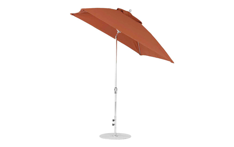 Ledge Lounger 7.5' Square Crank Auto Tilt Essential Fiberglass Umbrella