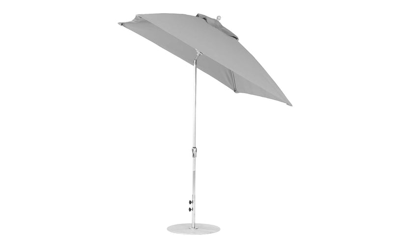 Ledge Lounger 7.5' Square Crank Auto Tilt Essential Fiberglass Umbrella