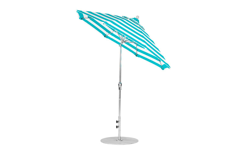 Ledge Lounger 7.5' Octagon Crank Auto Tilt Essential Fiberglass Umbrella