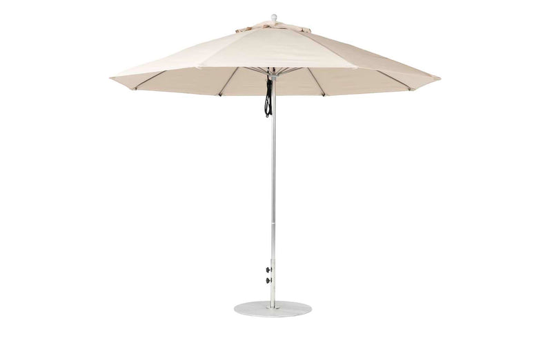Ledge Lounger 11' Octagon Pulley Essential Fiberglass Umbrella