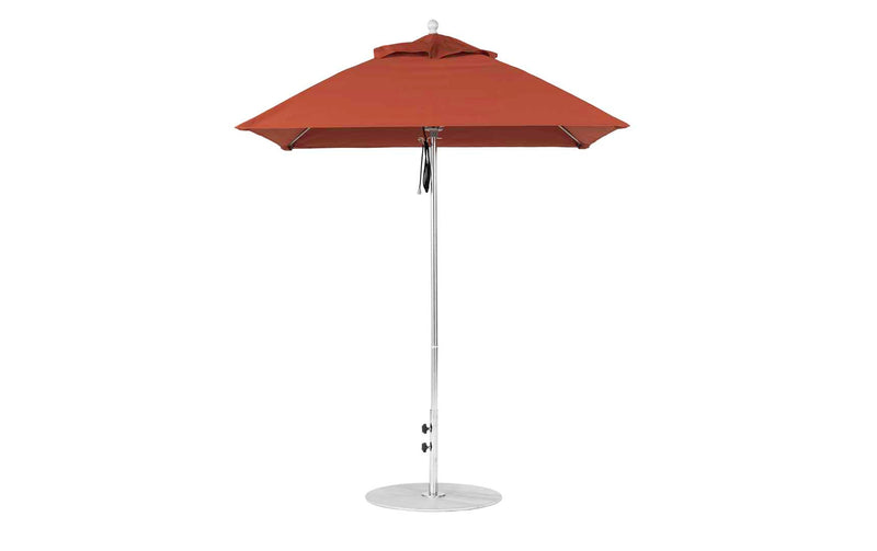 Ledge Lounger 6.5' Square Pulley Essential Fiberglass Umbrella