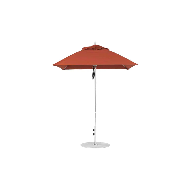 Ledge Lounger Essential Fiberglass Umbrella - 6.5' Square Pulley