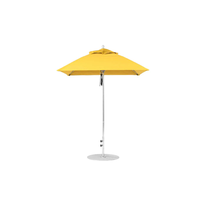 Ledge Lounger Essential Fiberglass Umbrella - 6.5' Square Pulley