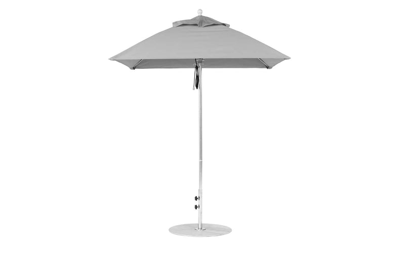 Ledge Lounger 6.5' Square Pulley Essential Fiberglass Umbrella