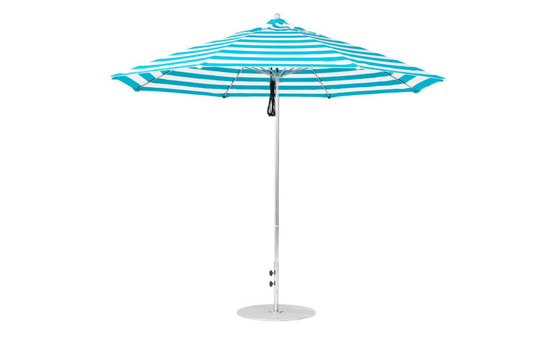 Ledge Lounger 11' Octagon Pulley Essential Fiberglass Umbrella