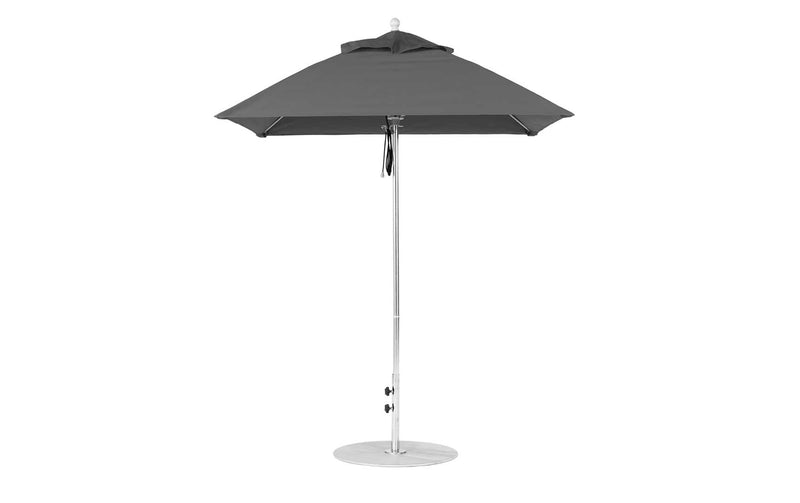 Ledge Lounger 6.5' Square Pulley Essential Fiberglass Umbrella
