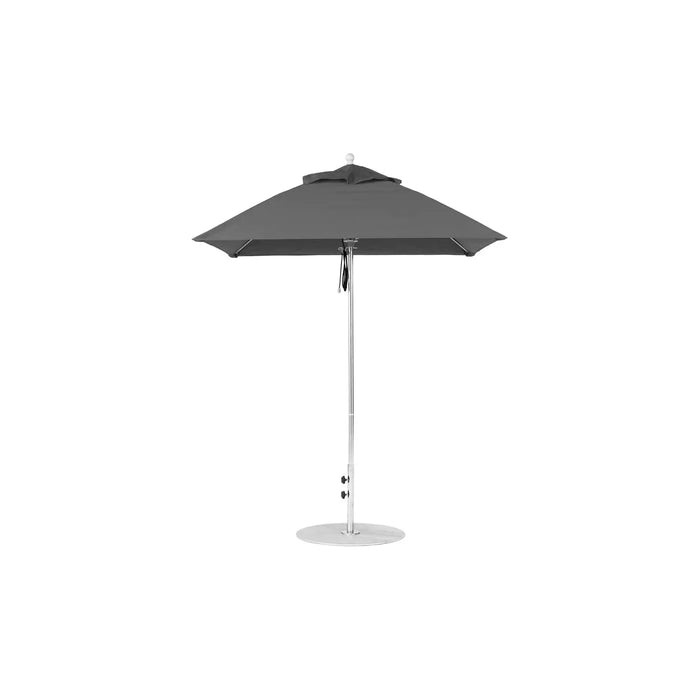 Ledge Lounger Essential Fiberglass Umbrella - 6.5' Square Pulley