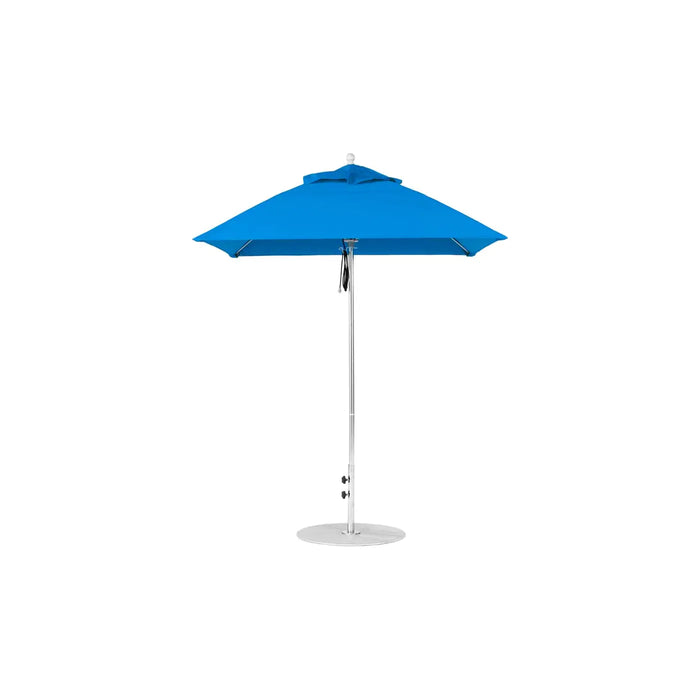 Ledge Lounger Essential Fiberglass Umbrella - 7.5' Square Pulley