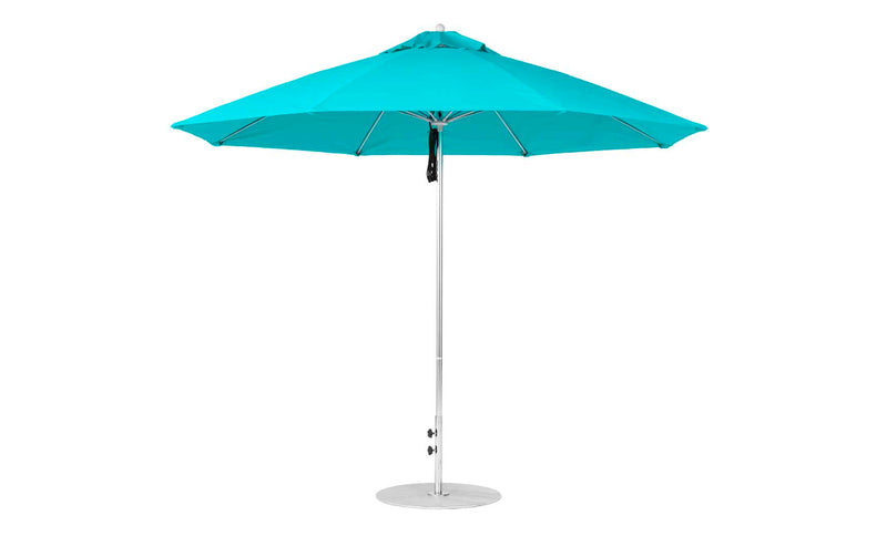 Ledge Lounger 11' Octagon Pulley Essential Fiberglass Umbrella