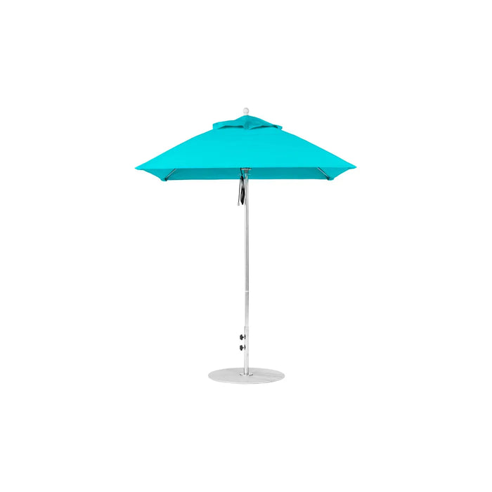 Ledge Lounger Essential Fiberglass Umbrella - 6.5' Square Pulley