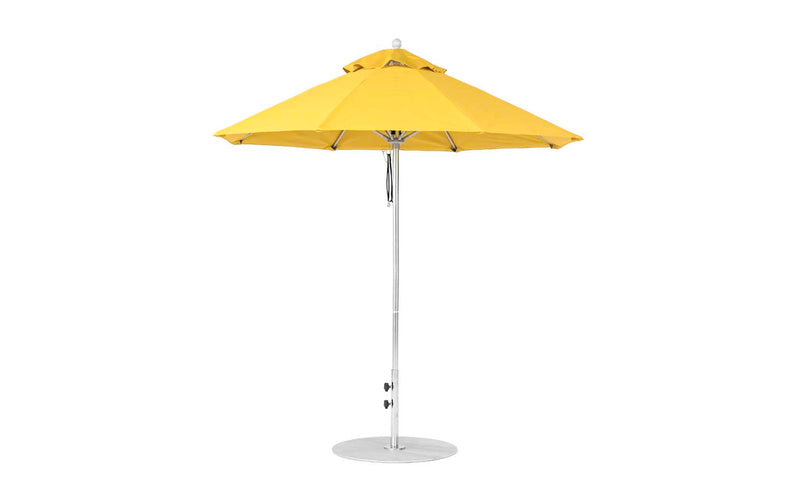 Ledge Lounger 7.5' Octagon Pulley Essential Fiberglass Umbrella