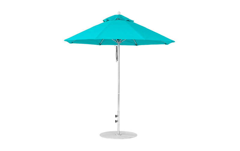 Ledge Lounger 7.5' Octagon Pulley Essential Fiberglass Umbrella