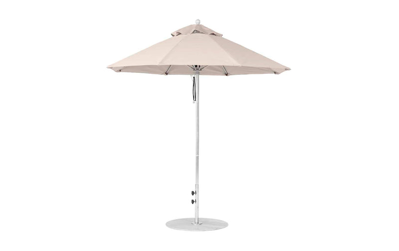 Ledge Lounger 7.5' Octagon Pulley Essential Fiberglass Umbrella