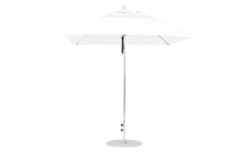Ledge Lounger 7.5' Square Pulley Essential Fiberglass Umbrella