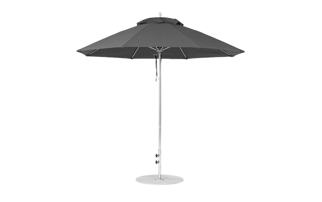 Ledge Lounger 9' Octagon Pulley Essential Fiberglass Umbrella