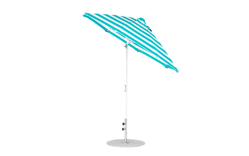 Ledge Lounger 7.5' Octagon Crank Auto Tilt Essential Fiberglass Umbrella