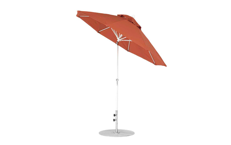 Ledge Lounger 7.5' Octagon Crank Auto Tilt Essential Fiberglass Umbrella