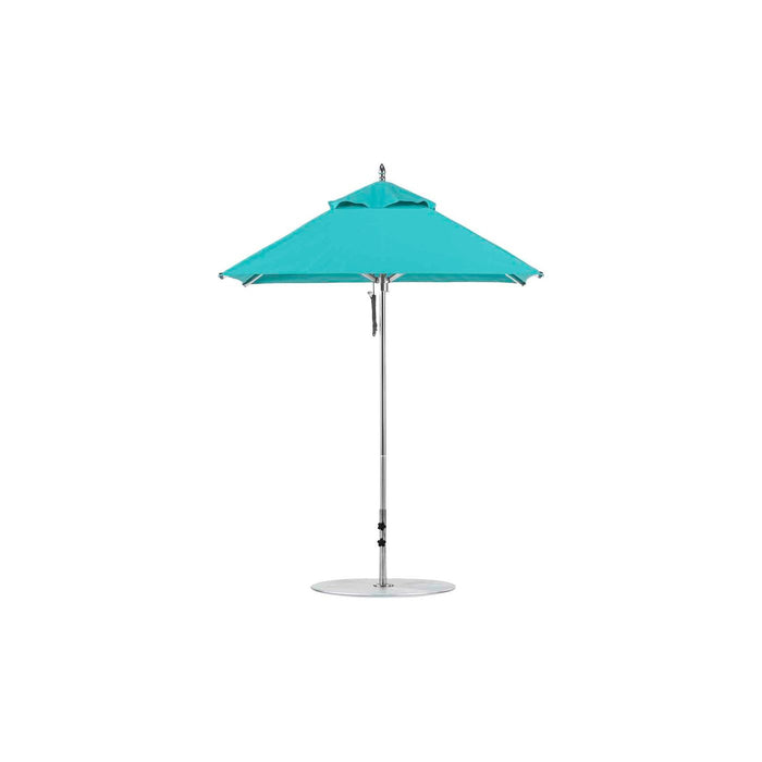 Ledge Lounger Premier Aluminum Umbrella - 6.5' Square Pulley