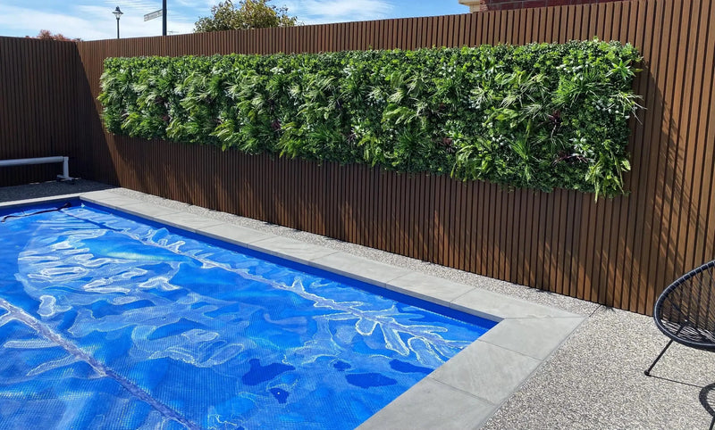 Ultra Luxury Tropical Vista Artificial Vertical Garden 40" x 40" 11SQ FT Commercial Grade UV Resistant