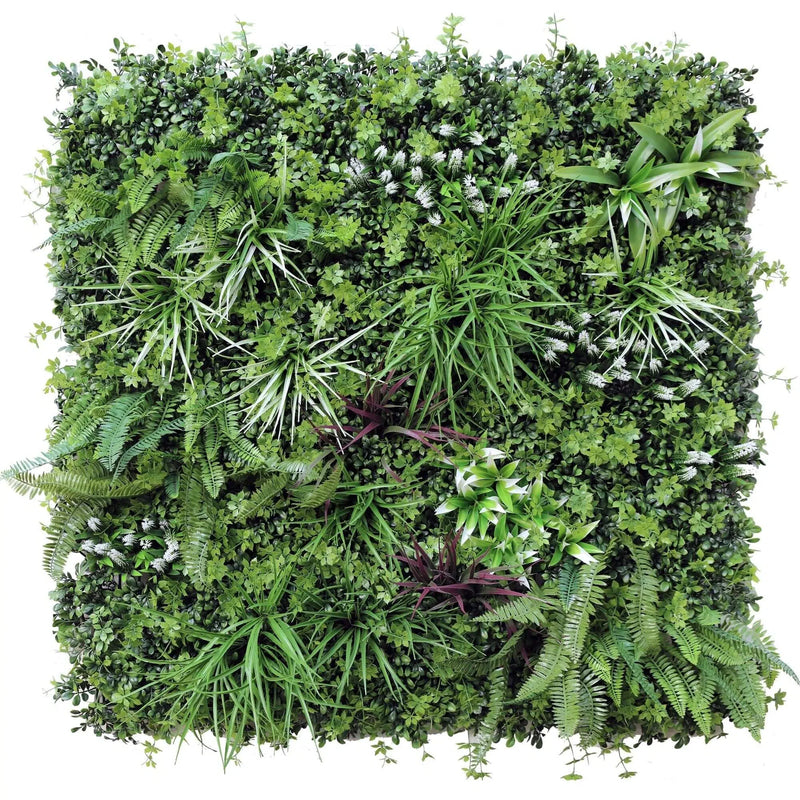 Ultra Luxury Tropical Vista Artificial Vertical Garden 40" x 40" 11SQ FT Commercial Grade UV Resistant