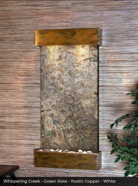 Adagio Water Features Whispering Creek Wall Fountain