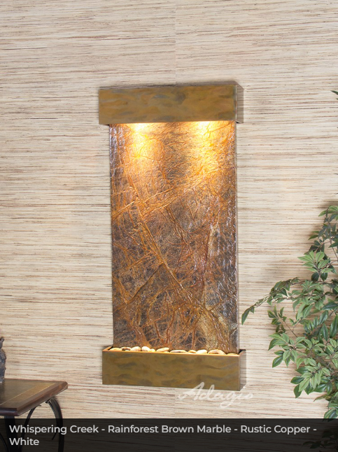 Adagio Water Features Whispering Creek Wall Fountain