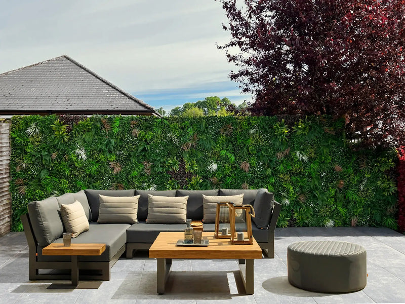 Wild Tropics Artificial Vertical Garden 40" x 40" 11SQ FT - Commercial Grade & UV Resistant