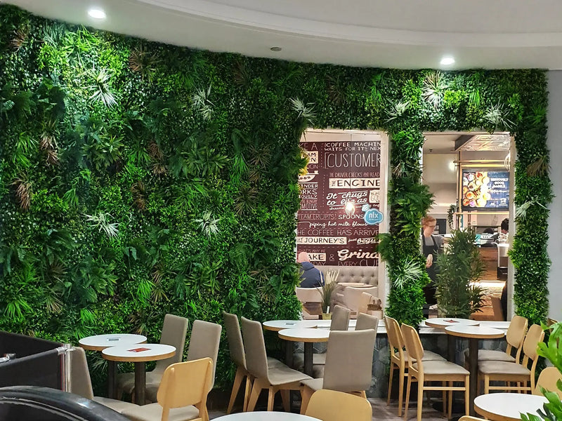 Wild Tropics Artificial Vertical Garden 40" x 40" 11SQ FT - Commercial Grade & UV Resistant
