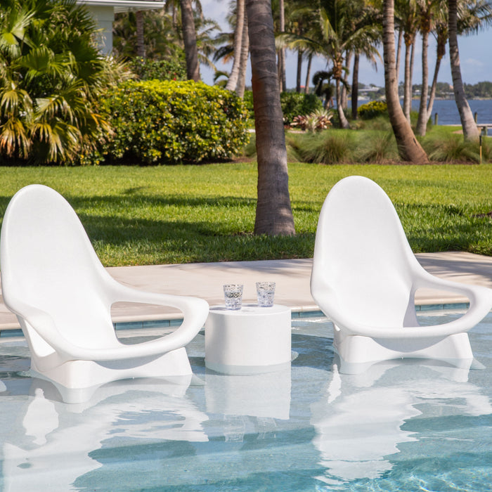 TenJam Ripple Side Table - In Pool and Patio Side Table