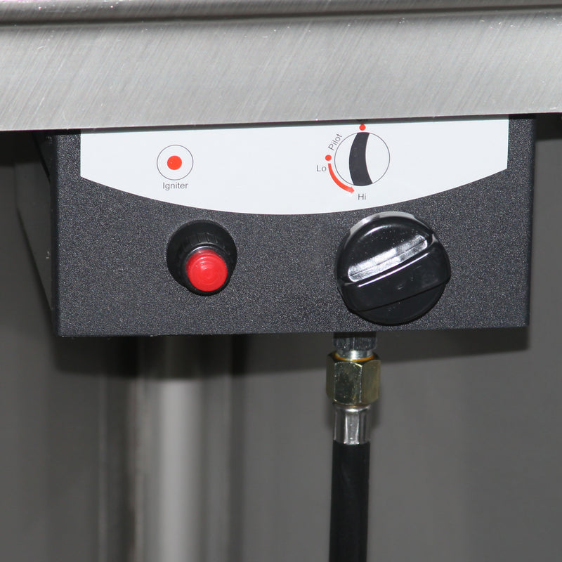 RadTec 93" Pyramid Flame Propane Patio Heater - Stainless Steel (PYR-SSP) | 41,000 BTU | Stylish Outdoor Heating