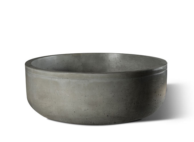 Slick Rock Concrete Bell Round Planter