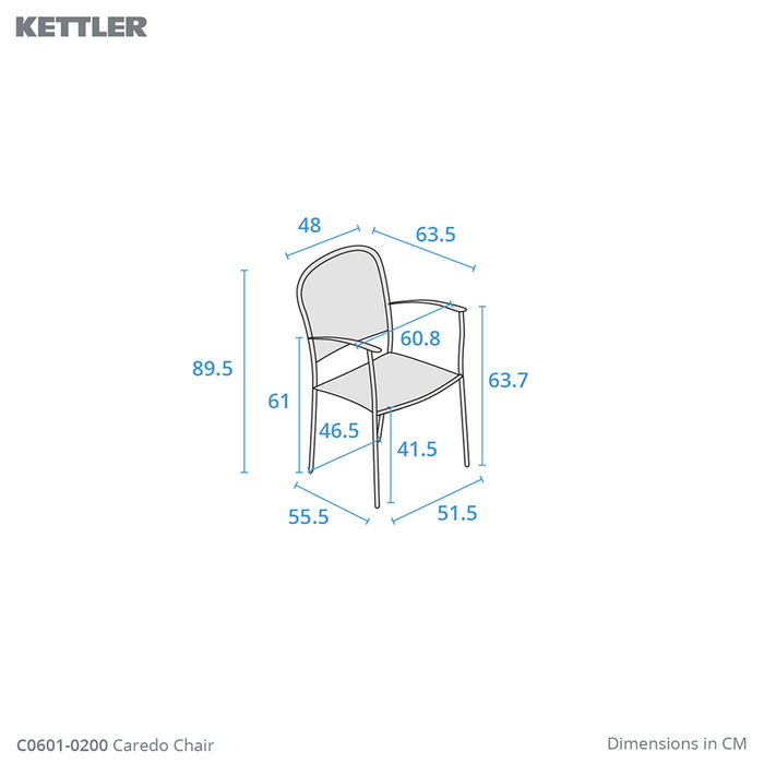 Caredo 5-Piece Dining Set (48-inch Table)
