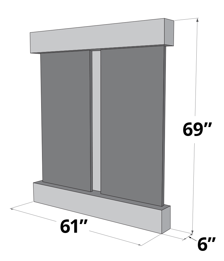 Adagio Water Features Regal Falls Wall Fountain