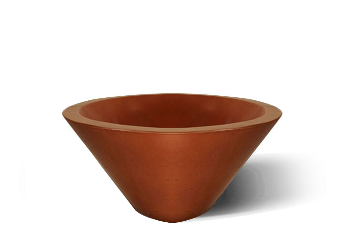 Slick Rock Concrete Classic Conical Planter