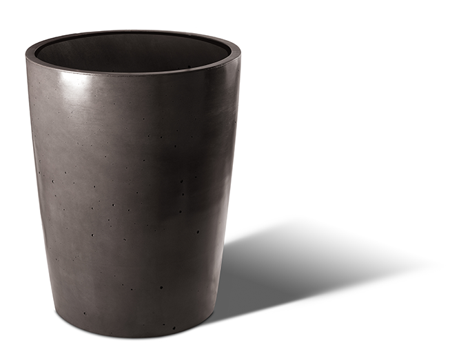 Slick Rock Concrete Classic T Round Planter