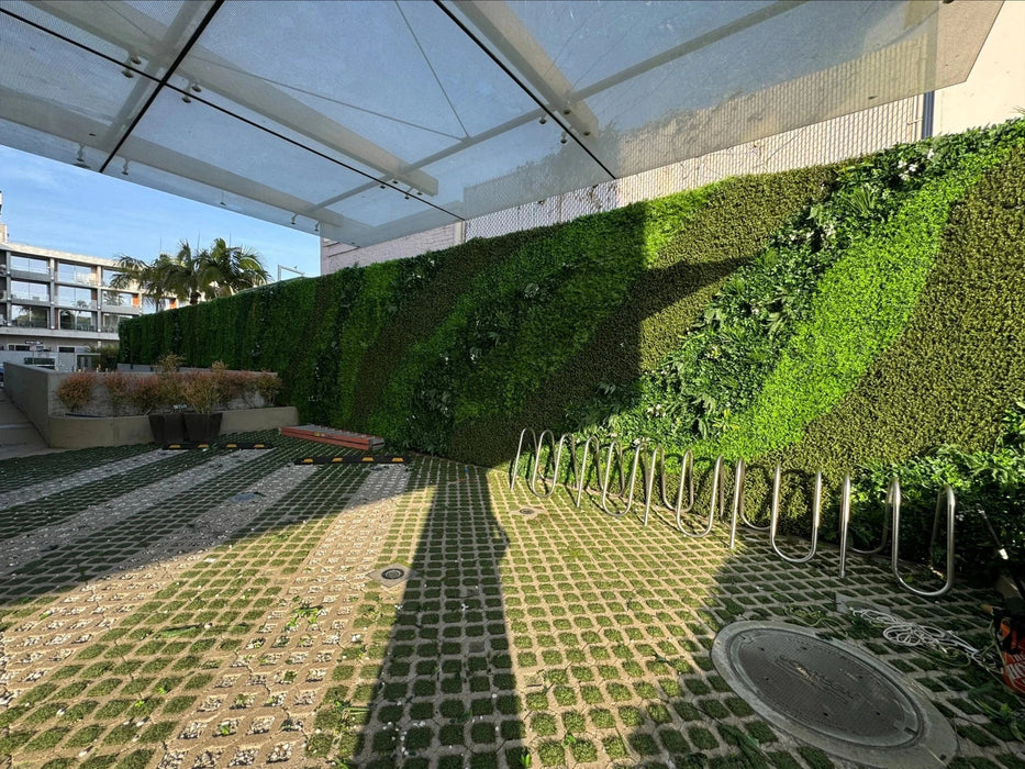 Sample Panel of Lush Fern Artificial Green Wall (Small Sample) Commercial Grade UV Resistant