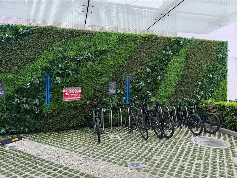 Sample Panel of Natural Artificial Boxwood Wall (Small Sample) Commercial Grade UV Resistant