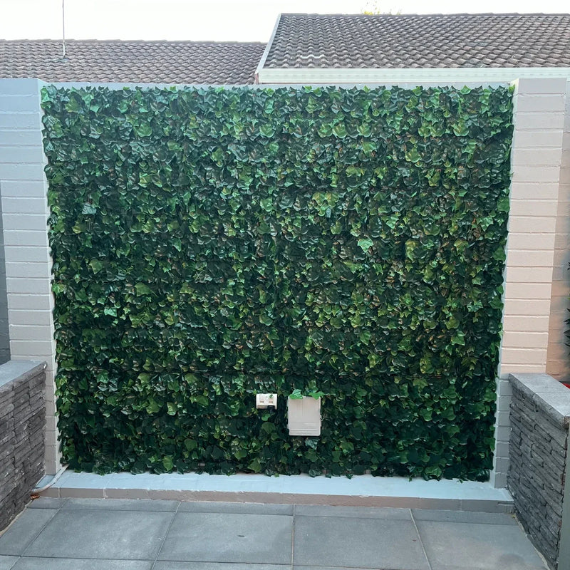 Artificial Boston Ivy Green Wall 33SQ FT Pack of 3 - Commercial Grade UV Resistant