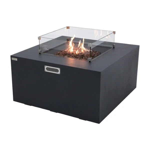 Elementi Rocky Propane Square Fire Table