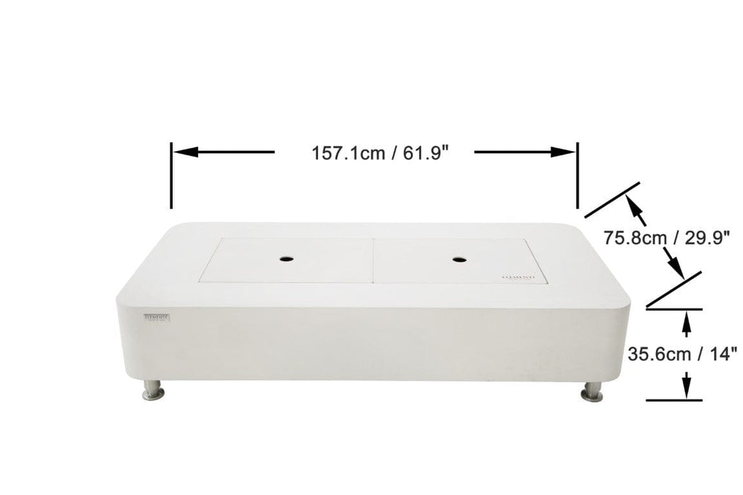 Elementi Sydney Bio-Ethanol Concrete Fire Table