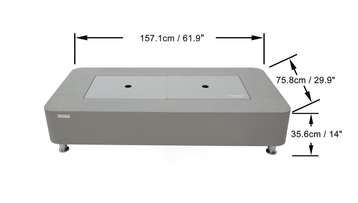 Elementi Sydney Bio-Ethanol Concrete Fire Table