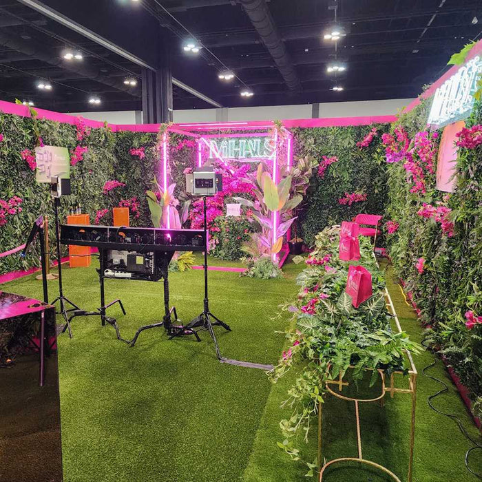 Luxury Green Tropics Artificial Living Wall /  Green Wall 40" x 40" 11SQ FT Commercial Grade UV Resistant