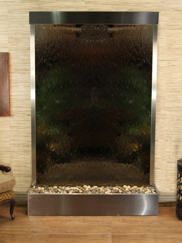 Adagio Water Features Grandeur River Freestanding Waterfall - Flush Mounted