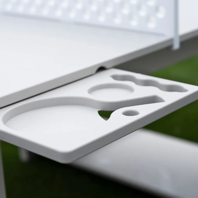 Ledge Lounger Outdoor Ping Pong Table Set