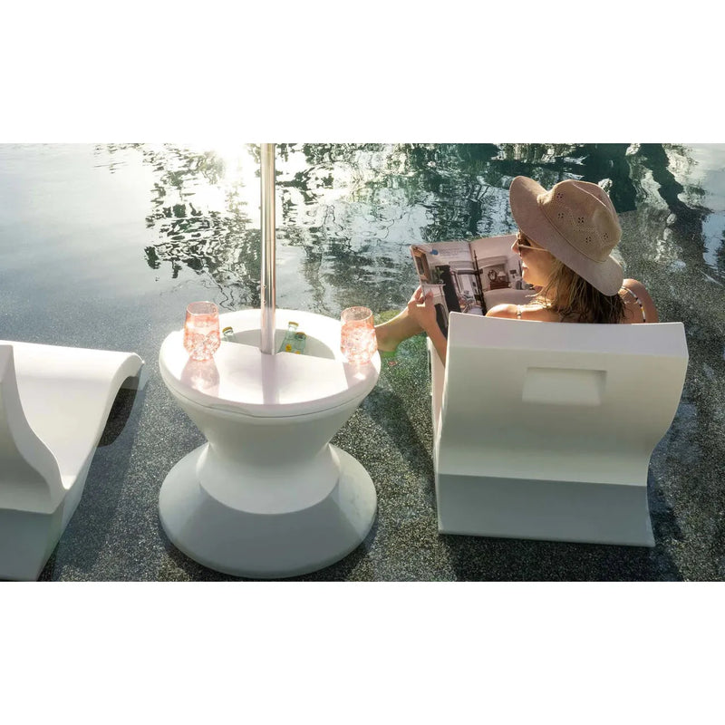 Ledge Lounger Signature Side Table Lid With Umbrella Hole